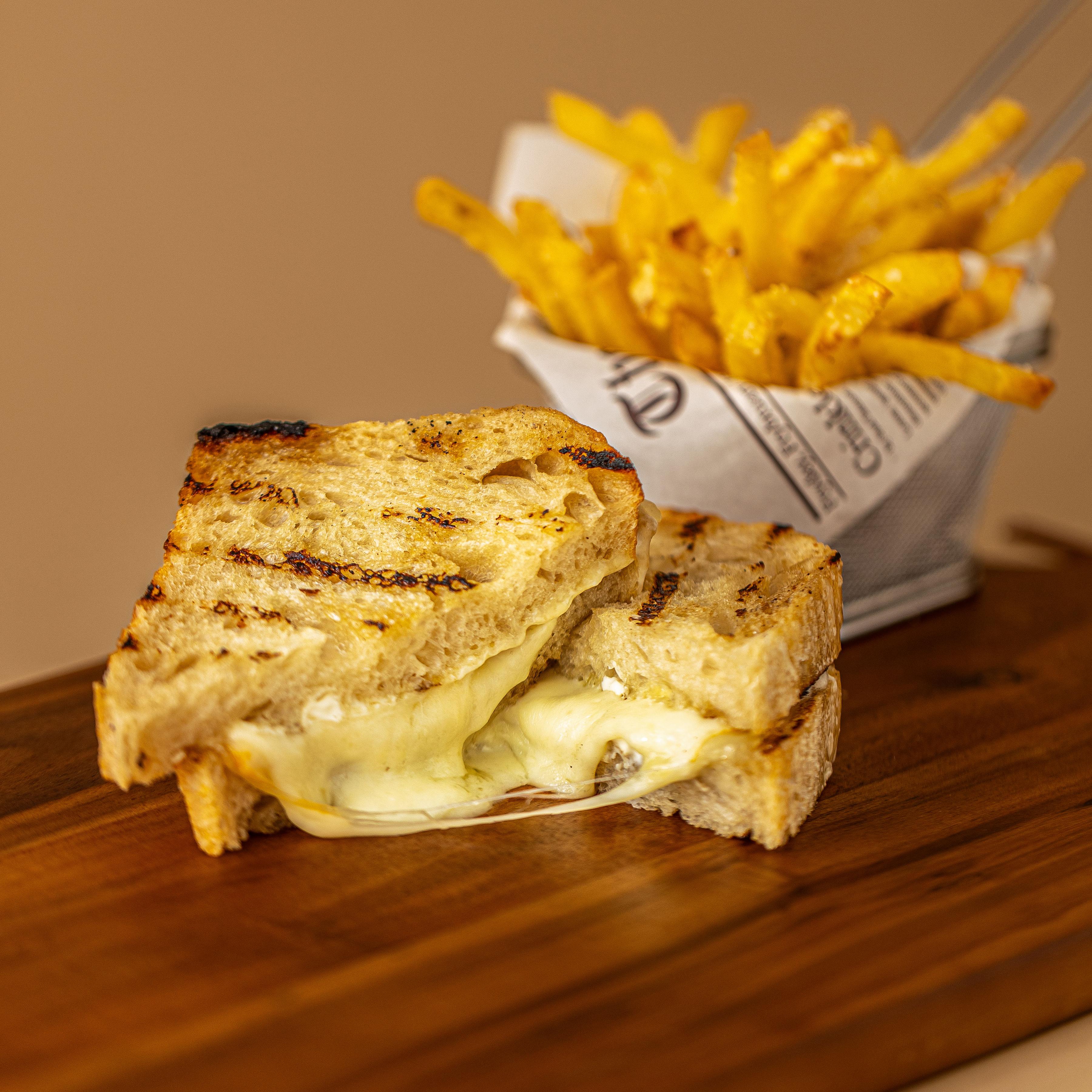 Garlic Grilled Cheese