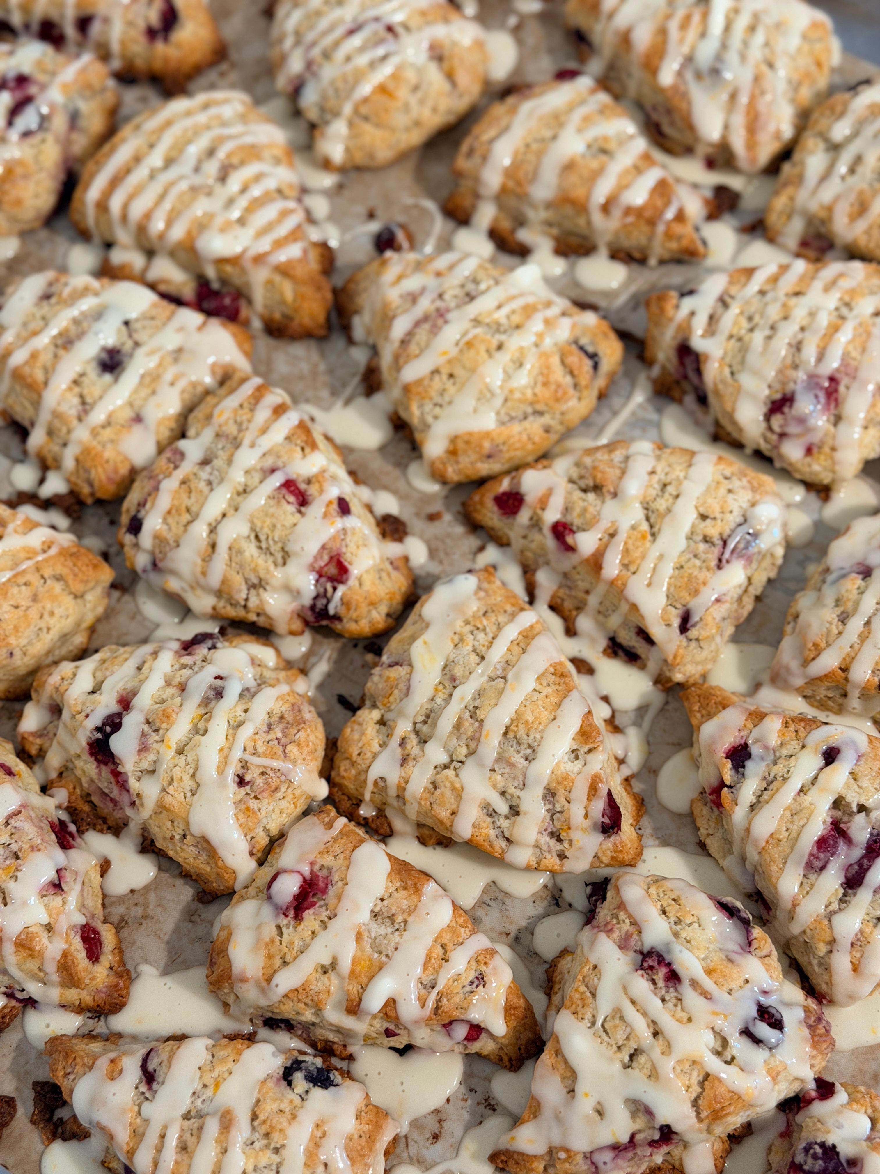 Cranberry Orange Zest Scones