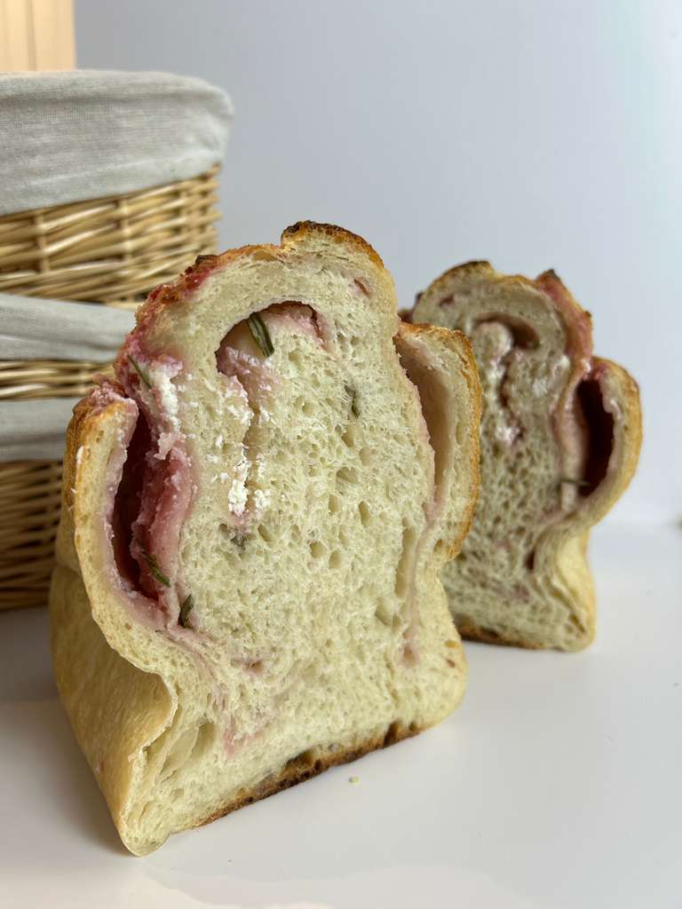 Cranberry Goat Cheese Rosemary Sourdough